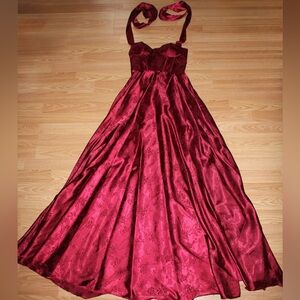 Dark Red Prom Dress